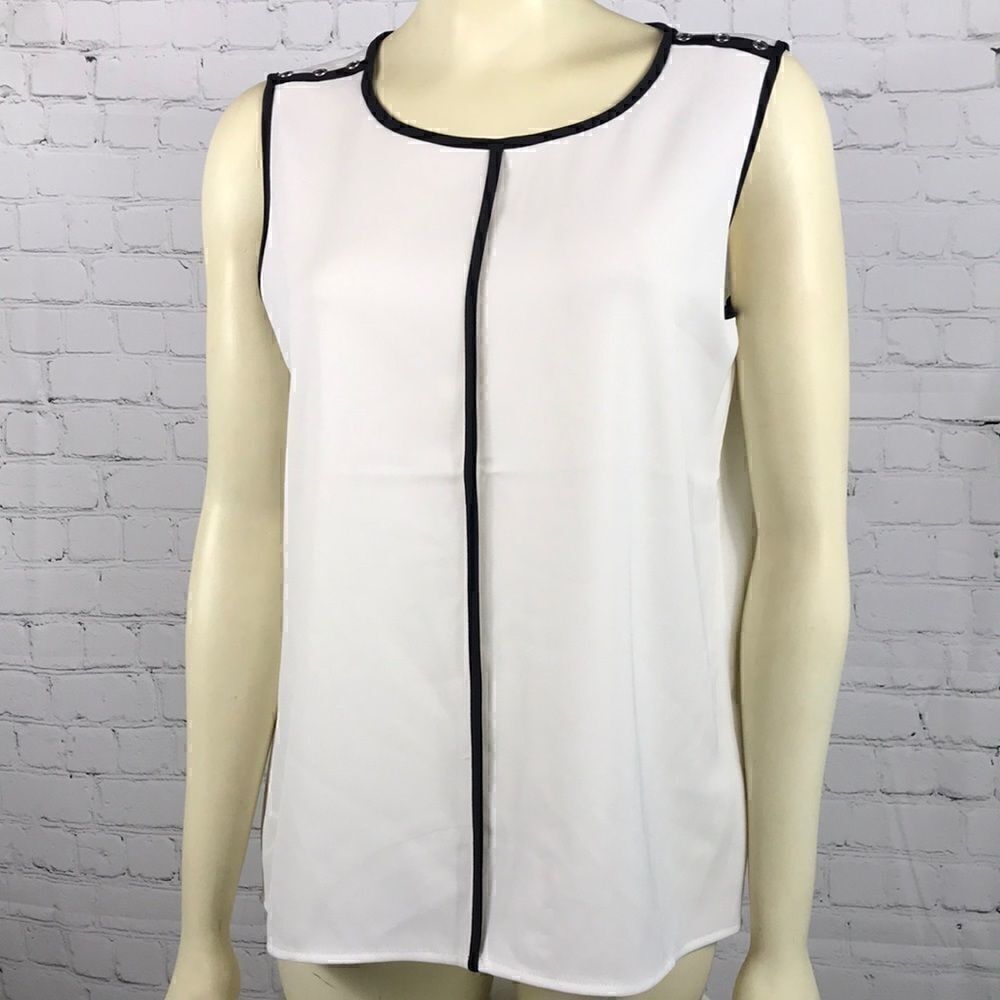 Calvin Klein Medium Suit Blouse NWT poly spandex